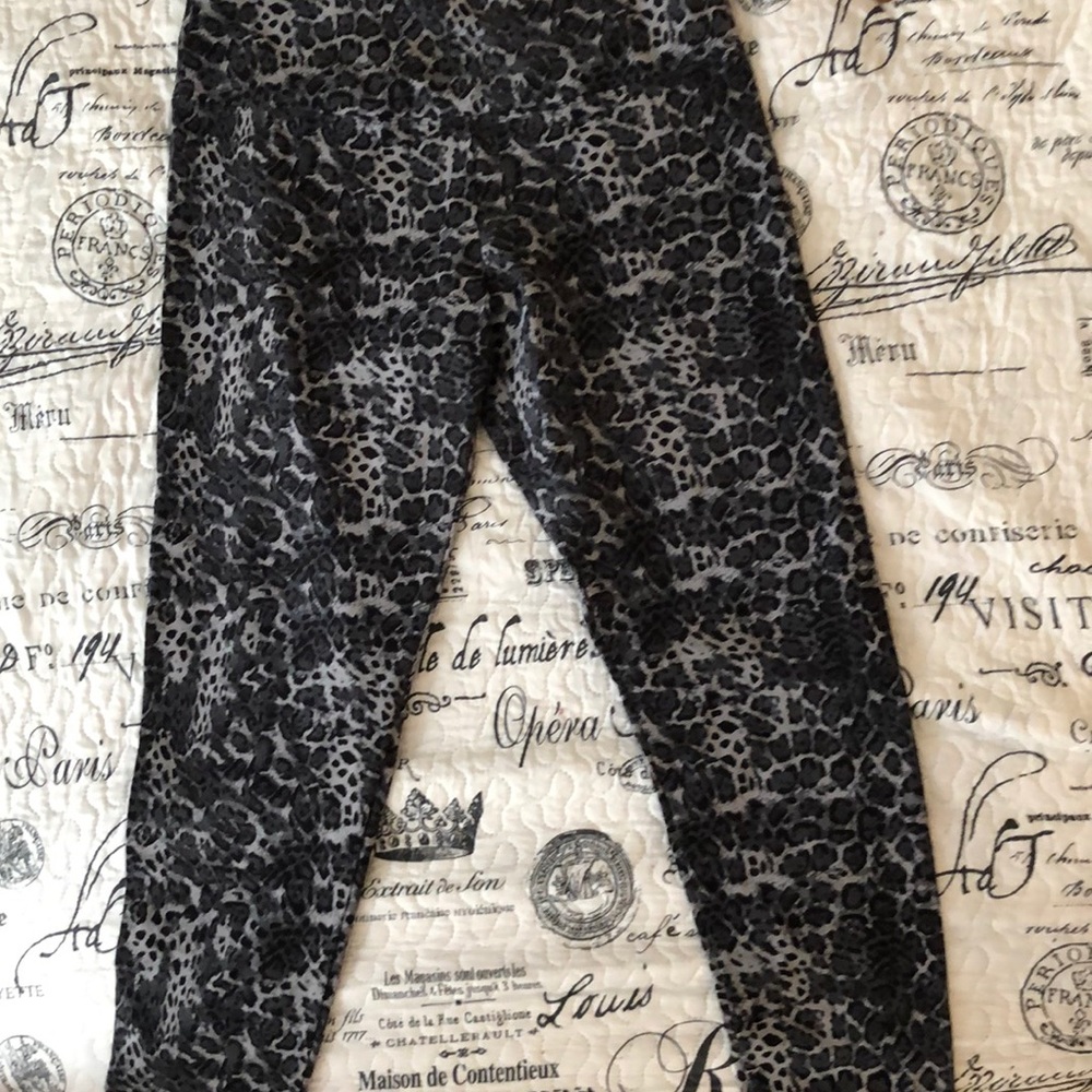 Cheetah print pants
